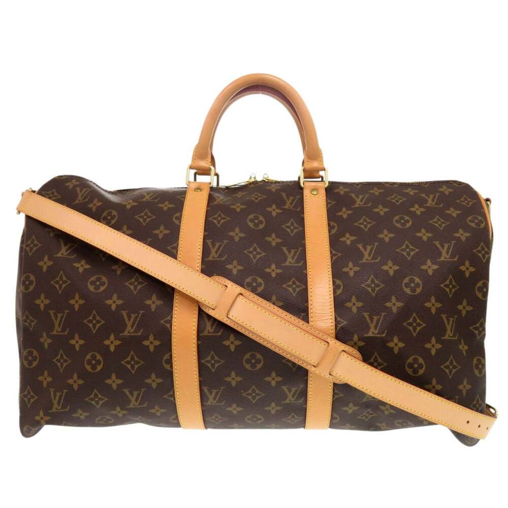 LOUIS VUITTON Authentic Brown Monogram Boston Bag - Picture 1 of 13
